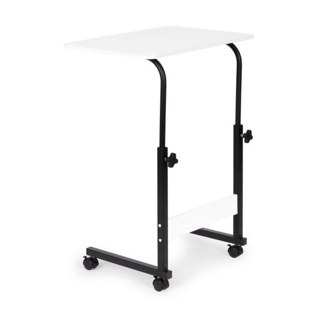 Μεταλλικό Τροχήλατο Τραπέζι για Laptop 39 x 43 x 62.5-83 cm Χρώματο...
