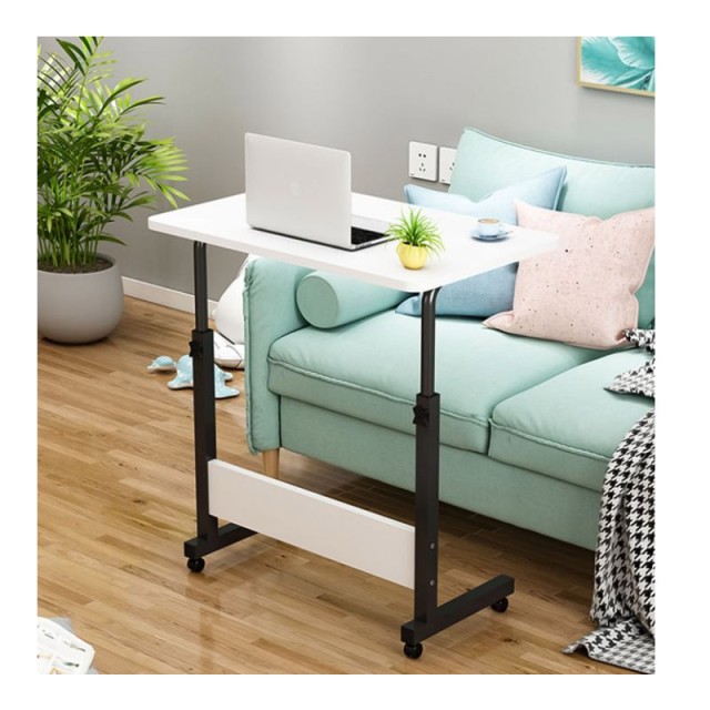 Μεταλλικό Τροχήλατο Τραπέζι για Laptop 39 x 43 x 62.5-83 cm Χρώματο...