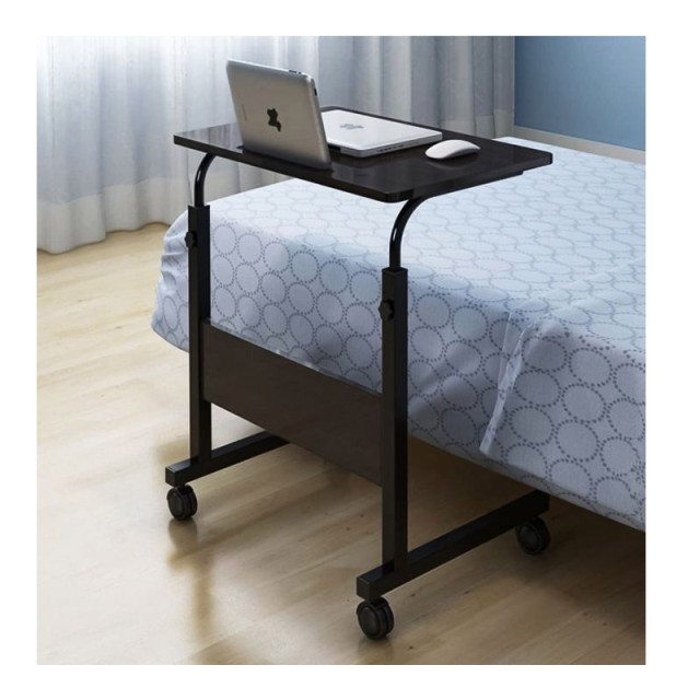 Μεταλλικό Τροχήλατο Τραπέζι για Laptop 39 x 43 x 62.5-83 cm Χρώματο...
