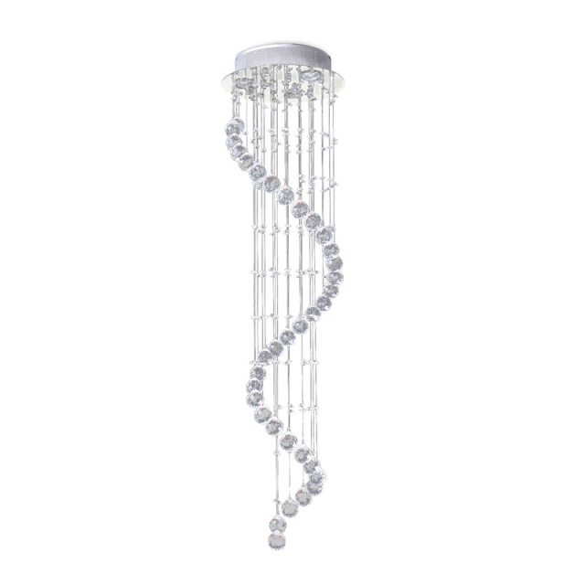 Μεταλλικός Πολυέλαιος με Κρύσταλλα 3 x 50 W HOMCOM 02-0302