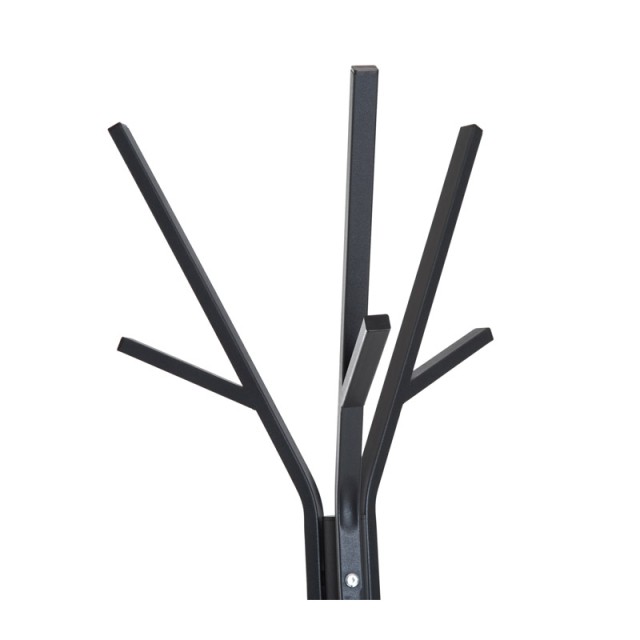 Μεταλλικός Καλόγερος 45 x 45 x 180 cm Χρώματος Μαύρο HOMCOM 831-174BK
