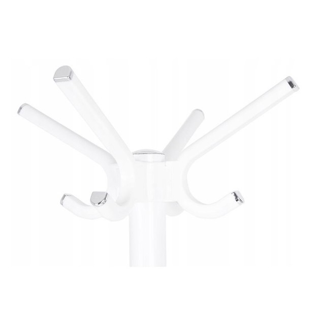 Μεταλλικός Καλόγερος 48 x 180 cm Χρώματος Λευκό ModernHome YLT-0610-White