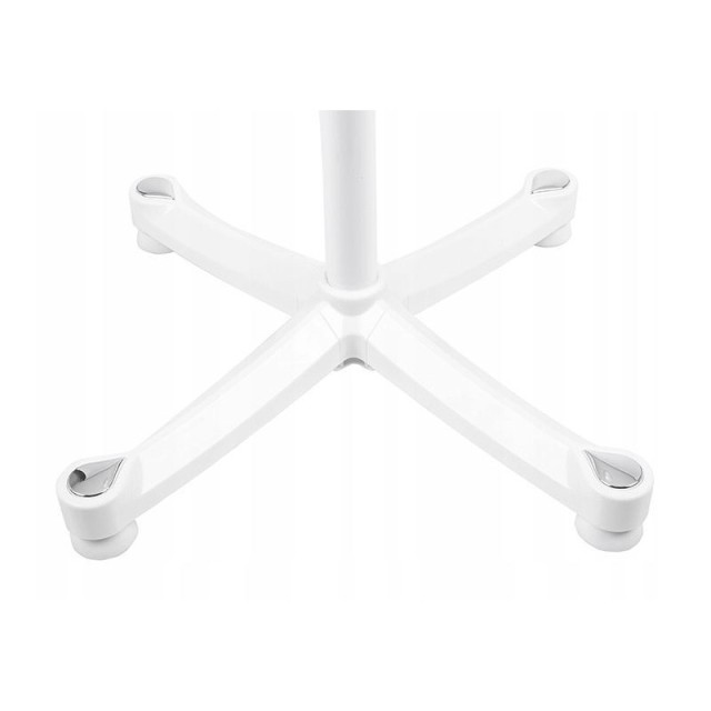 Μεταλλικός Καλόγερος 48 x 180 cm Χρώματος Λευκό ModernHome YLT-0610-White