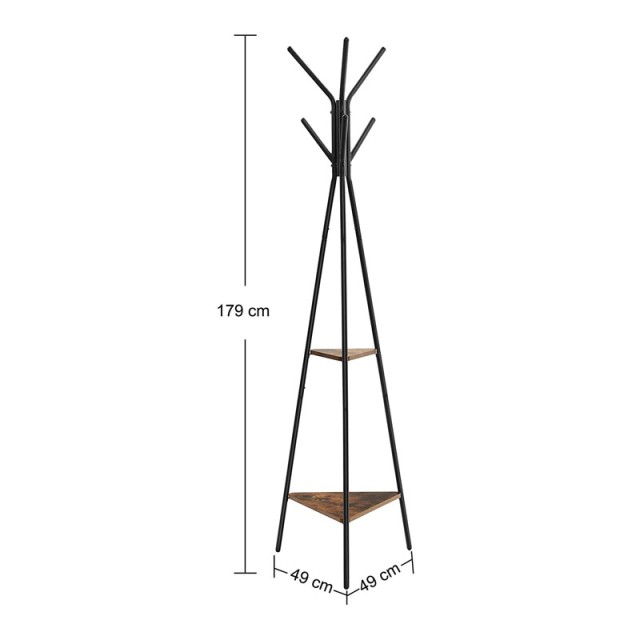 Μεταλλικός Καλόγερος 49 x 49 x 179 cm Songmics RCR16BX - 12 άτοκες δόσεις και 5% cash back