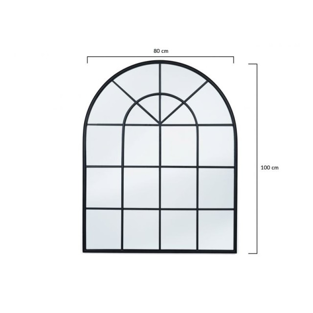 Μεταλλικός Καθρέπτης με Καμάρα 80 x 2.5 x 100 cm Idomya 30042374
