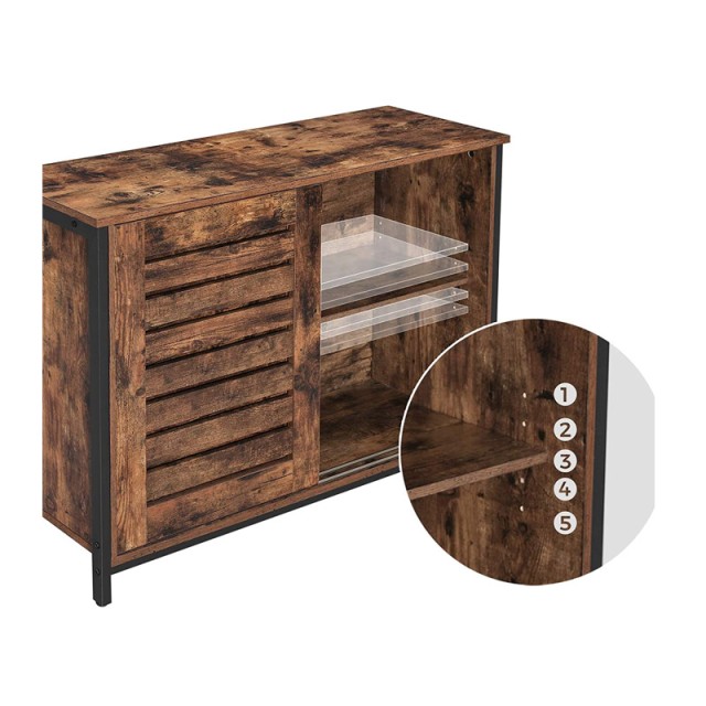 Μεταλλικός Μπουφές 100 x 35 x 70 cm VASAGLE LSC081B01