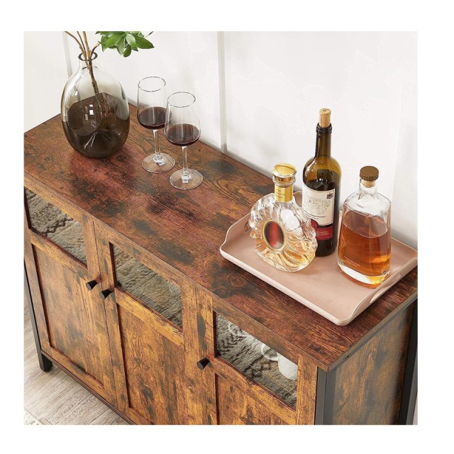 Μεταλλικός Μπουφές 100 x 35 x 75 cm VASAGLE LSC099B01