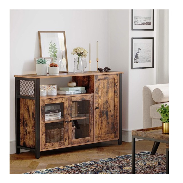 Μεταλλικός Μπουφές 110 x 33 x 75 cm VASAGLE LSC096B01