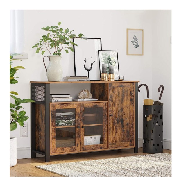 Μεταλλικός Μπουφές 110 x 33 x 75 cm VASAGLE LSC096B01