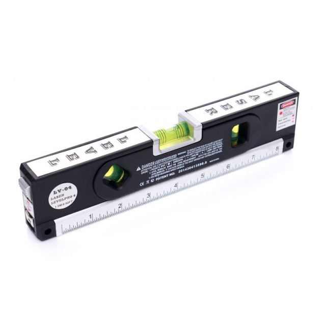 Μέτρο - Αλφάδι με Γραμμή Laser 150 cm Kraft&Dele KD-10438