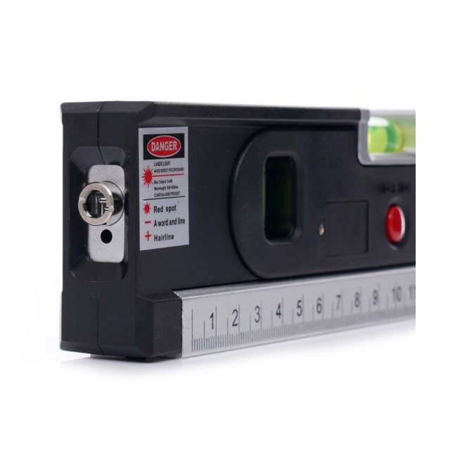 Μέτρο - Αλφάδι με Γραμμή Laser 150 cm Kraft&Dele KD-10438