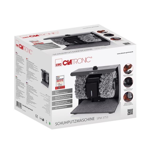 Μηχανή Γυαλίσματος Παπουτσιών 2 σε 1 Clatronic SPM3753