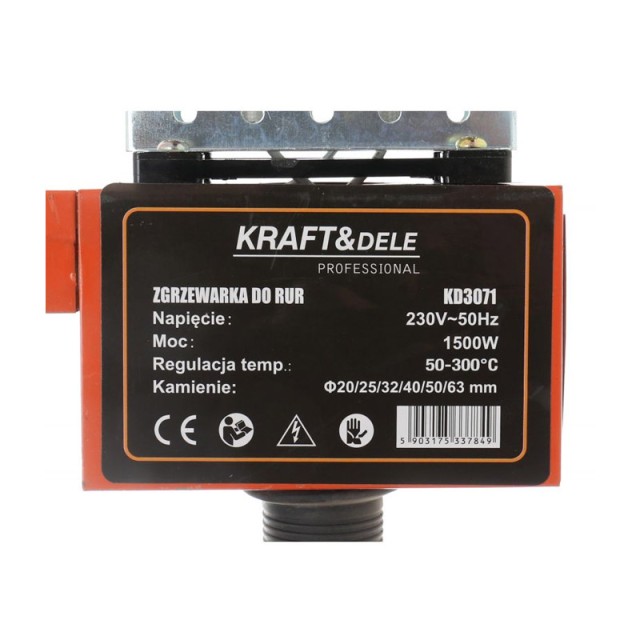 Μηχανή Συγκόλλησης Σωλήνων 1500 W Kraft&Dele KD-3071