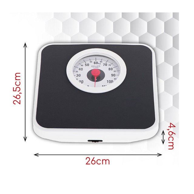 Μηχανική Ζυγαριά Μπάνιου Adler AD-8178