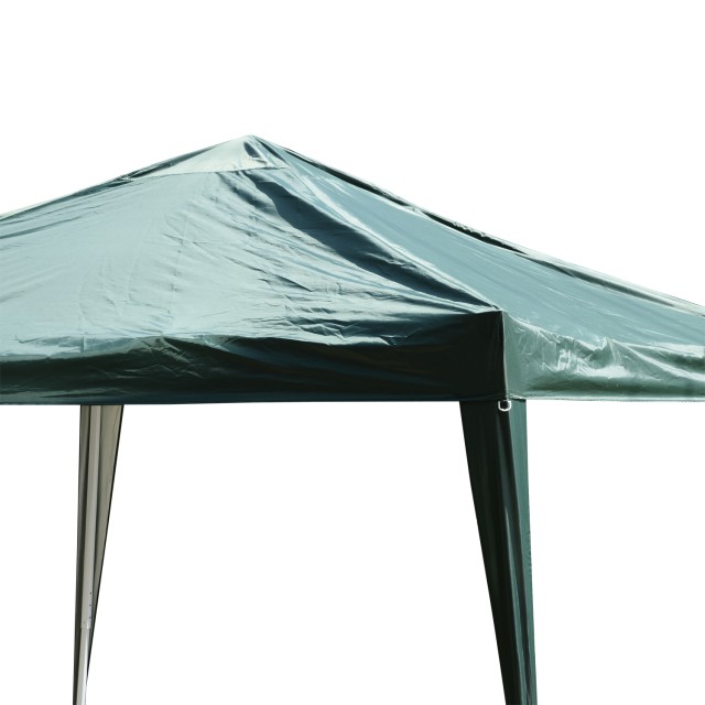 Outsunny Gazebo Folding Steel Constructure Green Oxford Fabric Covering 3x3m 840-158GN