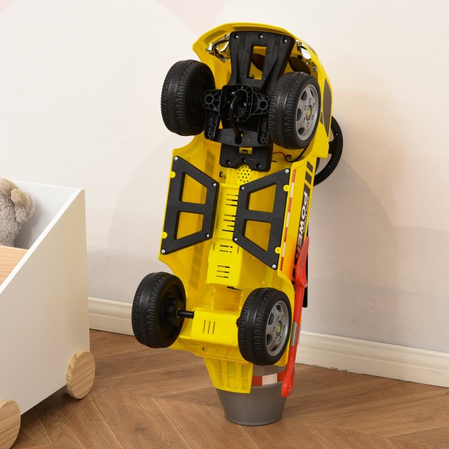 HOMCOM Ride-on Baby Car Et 18-36 Μηνών - Κίτρινο 370-186