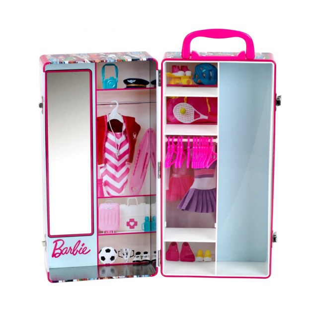 Ντουλάπα Ρούχων Barbie με Κρεμάστρες Klein 5801