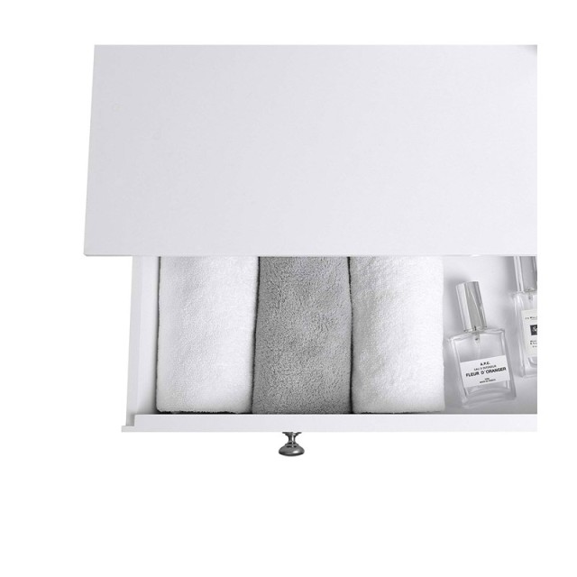 Ντουλάπι Μπάνιου 60 x 30 x 80 cm Songmics BBC61WT