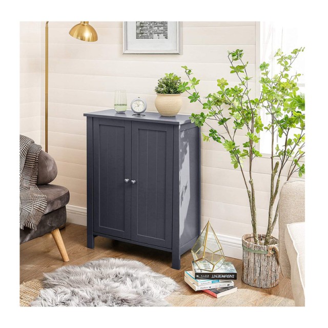 Ντουλάπι Μπάνιου 60 x 30 x 80 cm Χρώματος Γκρι VASAGLE BCB60GY