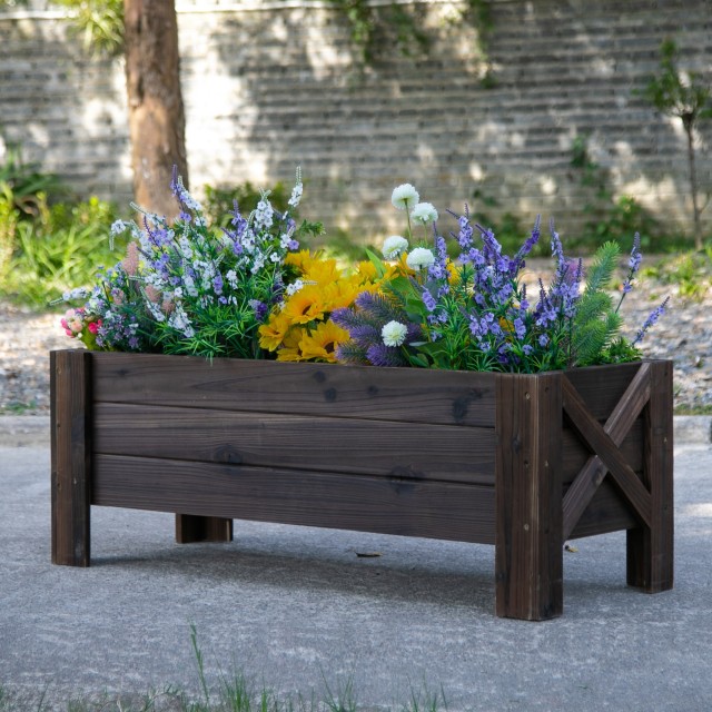 Γλάστρα Outsunny Outsunny Planter Plant Holder Pot for Raised Garde...