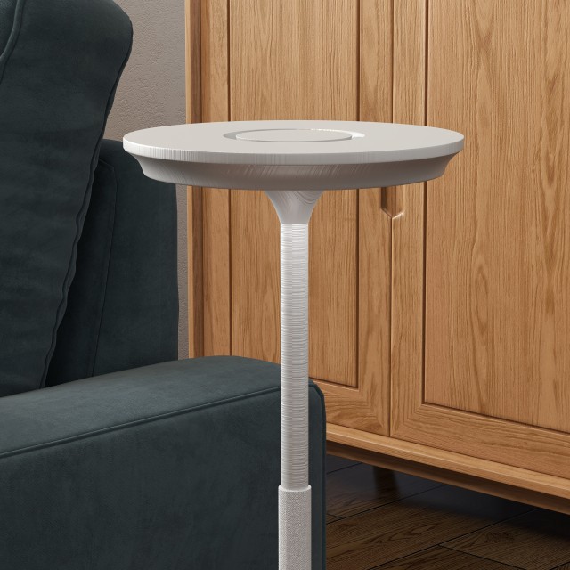 HOMCOM Wireless Lamp Touch LED Light 3 Tones and Rechargeable Battery, Ø13x28,5cm, Ασημί B31-454V00SR