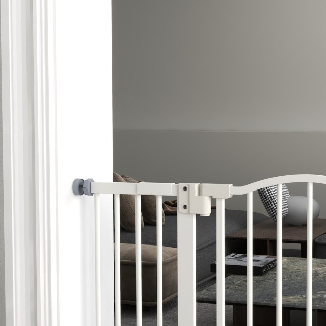 PawHut Extendable Dog Gate Χωρίς βίδες Ρυθμιζόμενη από 74-100 cm Ύψ...