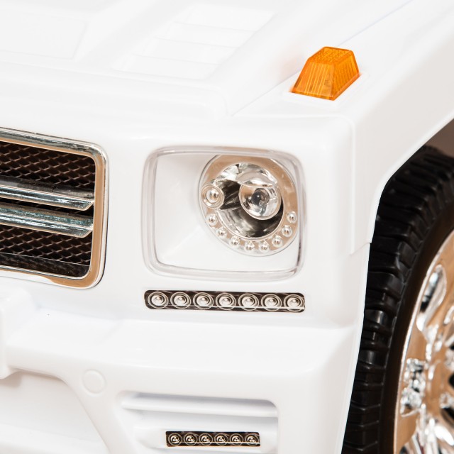 HOMCOM Off-road Ride-on Toy Car για παιδιά με ενσωματωμένους προβολείς και μουσική 18-36 μηνών - Λευκό 370-202WT