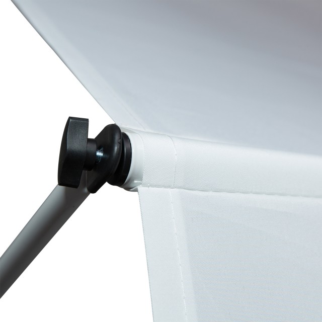 Outsunny Outdoor Roller Τέντα με μανιβέλα, ρυθμιζόμενο ύψος και γωνία, 200x150cm 840-182WT