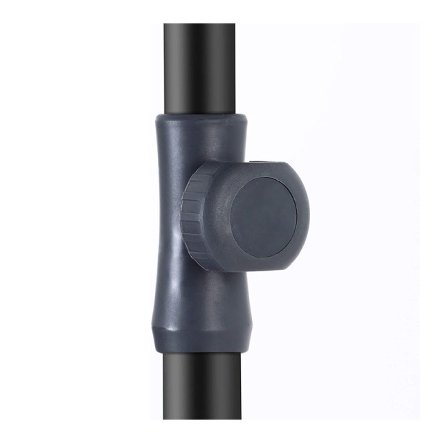 Ομπρέλα Δαπέδου από Ατσάλι 200 x 125 x 240 cm Χρώματος Taupe Songmi...