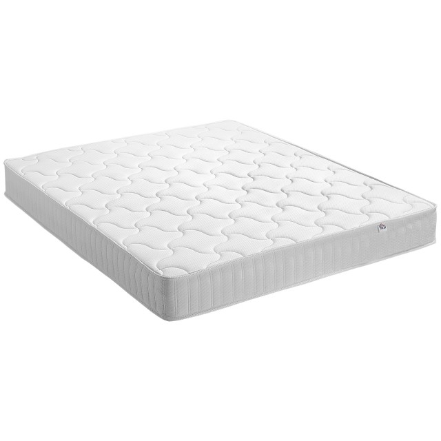 HOMCOM Memory Foam Διπλό Στρώμα και Ανεξάρτητα Ελατήρια Τσέπης 160x190cm, Πάχος 20cm 810-004V05
