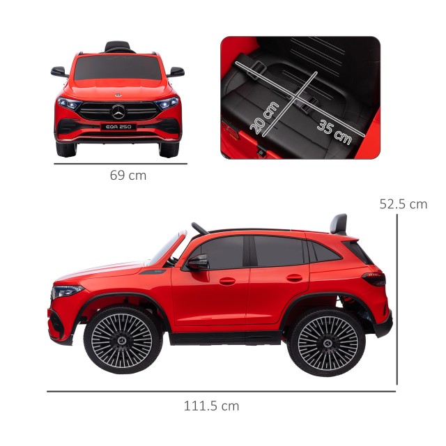 HOMCOM Ηλεκτρικό αυτοκίνητο για παιδιά 3-8 ετών με τηλεχειριστήριο,...