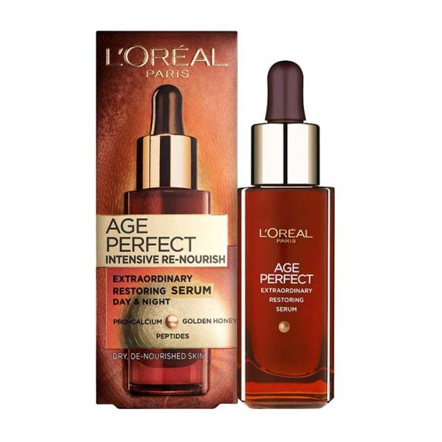 Ορός Αντιγήρανσης LOreal Paris Age Perfect Nutrition Intense Serum ...