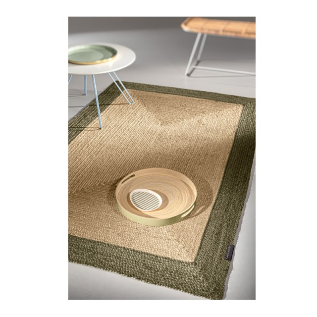 Ορθογώνιο Χαλί από Γιούτα 4 Εποχών 140 x 200 cm Nest Olive Guy Laroche 1187091124035