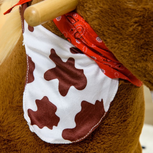 HOMCOM Rocking Horse για παιδιά από 18-36 μηνών με ρεαλιστικούς ήχο...