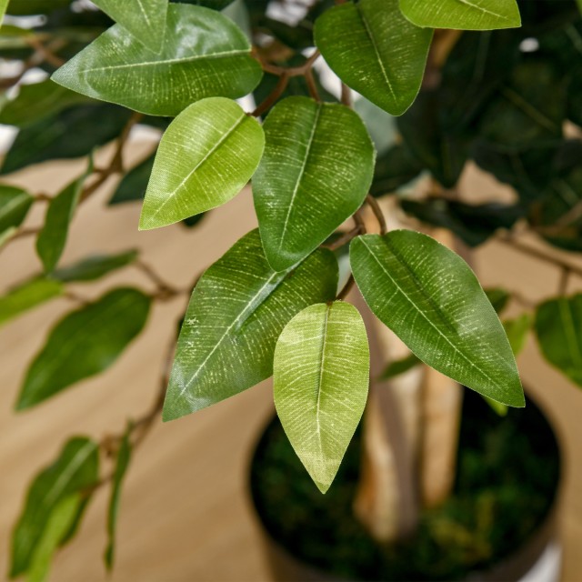 HOMCOM Fake Ficus Plant 150cm ύψος, Διακόσμηση εσωτερικού και εξωτε...