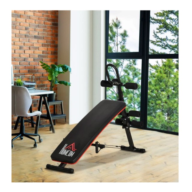 Πάγκος Κοιλιακών και Ασκήσεων Sit-Up 148 x 50 x 86-90 cm HOMCOM A91-220