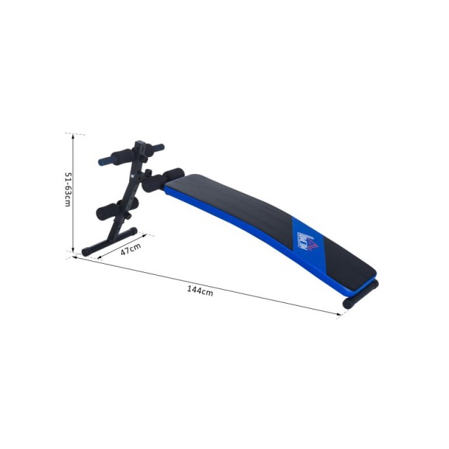 Πάγκος Κοιλιακών και Ασκήσεων Sit Up 144 x 47 x 51-63 cm HOMCOM A90...