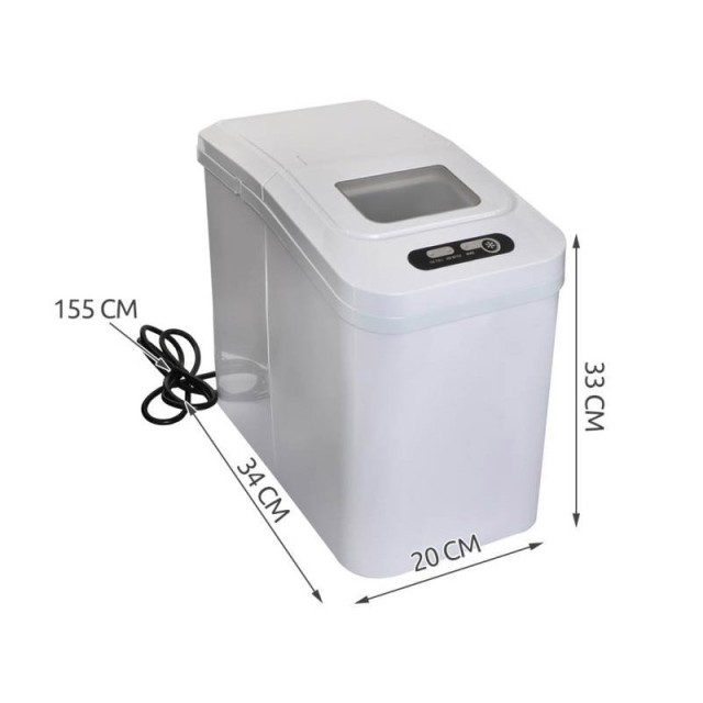 Παγομηχανή 1.1 Lt 8 Kg / 24h Malatec 5538