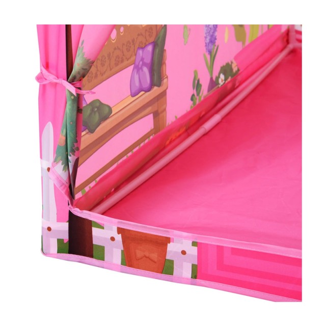 Παιδική Σκηνή 93 x 69 x 103 cm Princess Play Χρώματος Ροζ HOMCOM 345-006