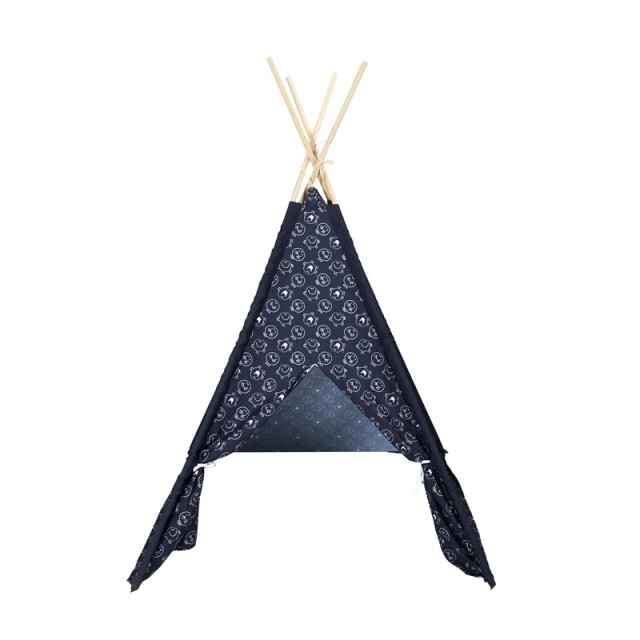 Παιδική Ινδιάνικη Σκηνή 120 x 120 x 160 cm Χρώματος Μπλε Monsieur M... Παιδική Ινδιάνικη Σκηνή 120 x 120 x 160 cm Χρώματος Μπλε Monsieur M...