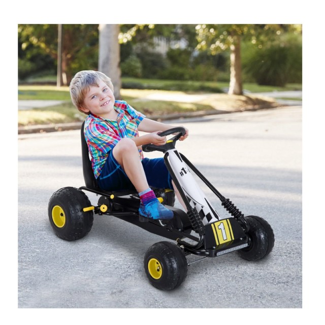 Παιδικό Αυτοκίνητο Go Kart με Πετάλια HOMCOM 341-020