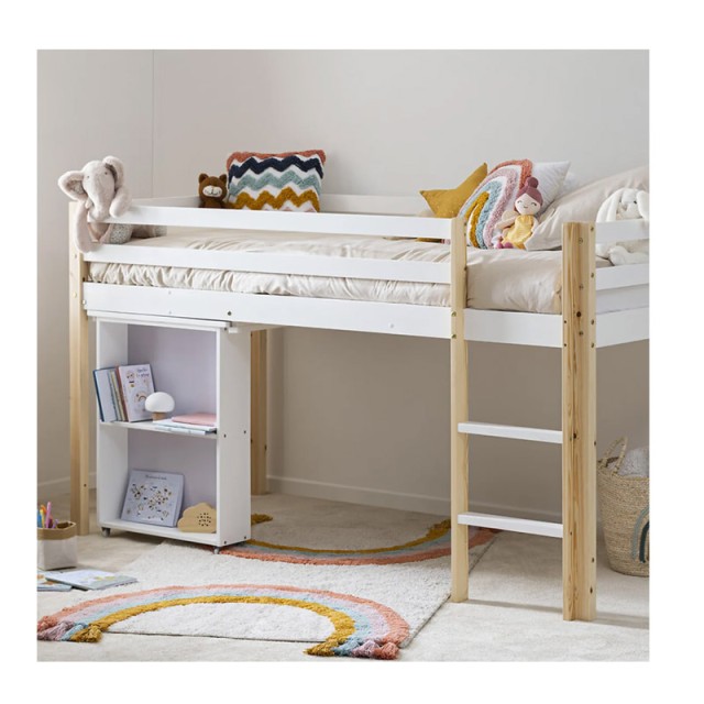 Παιδικό Κρεβάτι Κουκέτα με Γραφείο Montessori 198 x 96 x 110 cm Atmosphera 193990