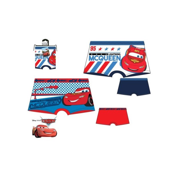 Παιδικό Boxer Χρώματος Μπλε Cars Disney HQ3023 HQ3023-blue