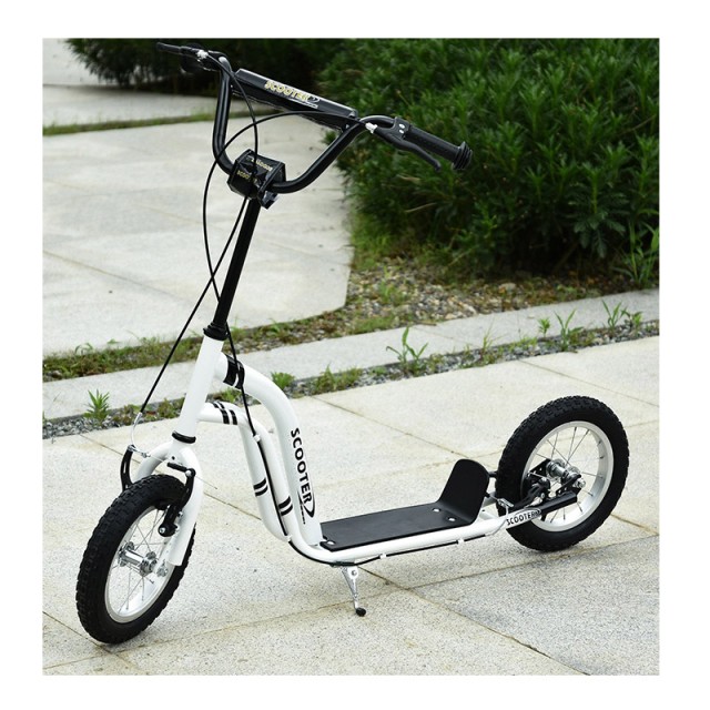 Παιδικό Δίτροχο Πατίνι - Scooter με Φουσκωτούς Τροχούς 12 HOMCOM 37...
