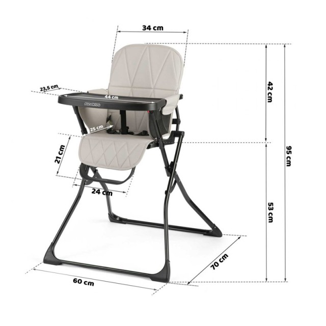 Παιδικό Κάθισμα Φαγητού Ricokids Nuco