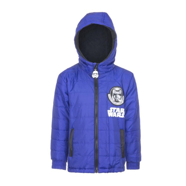 Παιδικό Μπουφάν Χρώματος Μπλε Star Wars Disney DHQ1154 DHQ1154-Blue