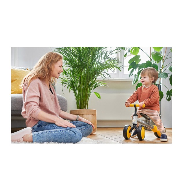 Παιδικό Ποδήλατο Ισορροπίας KinderKraft Cutie Χρώματος Κίτρινο