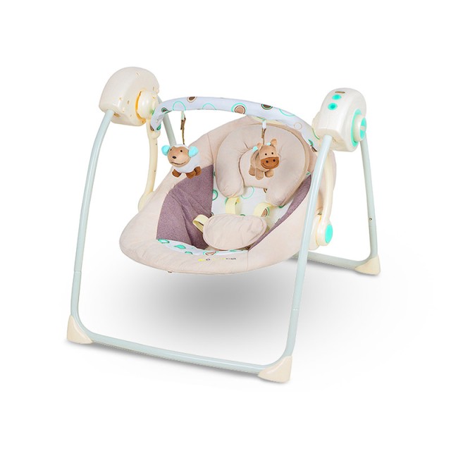 Παιδικό Ρηλάξ - Κούνια 2 σε 1 Χρώματος Μπλε KinderKraft Easy Swing