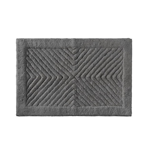 Πατάκι Μπάνιου 100% Βαμβάκι 55 x 85 cm Mozaik Titanium Guy Laroche 1127091120037