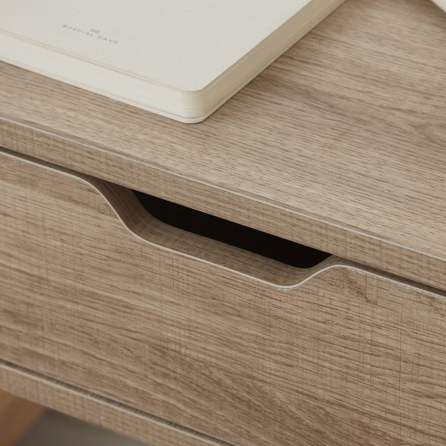 Σετ Κρεμαστά Ξύλινα Κομοδίνα 40 x 30 x 19.5 cm 2 τμχ Χρώματος Καφέ Ανοιχτό HOMCOM 831-629V00ND